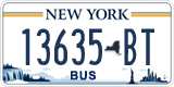 New York, Specialty plates (12345-AB)