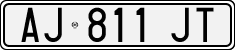 License plate of Italy, Cars (1994 year series)