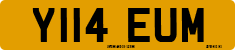 License plate of the United Kingdom, 1983 year system