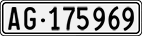 License plate of Switzerland, Cars