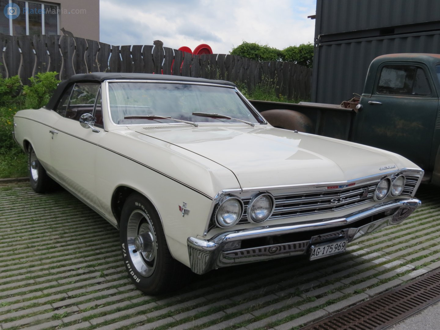 AG 175969, Chevrolet Chevelle 1st gen 1967 2-door Convertible (67; A-body), 3rd facelift, 1966–1967