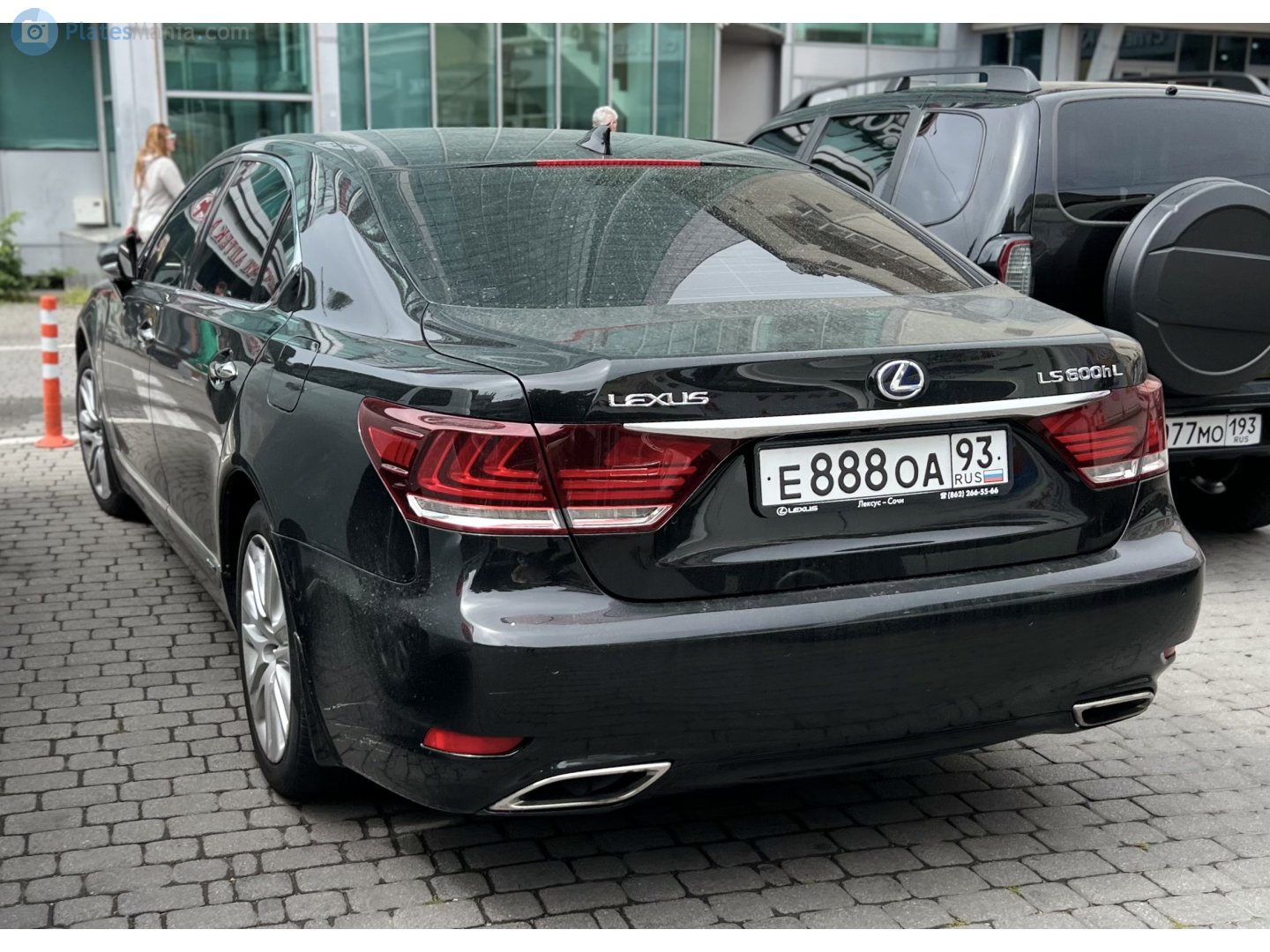 е 888 оа 93, Lexus LS 4th gen (XF40), facelift, 2012–2017