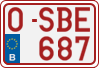 License plate of Belgium, Regular plates (2010)
