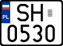 License plates of Poland, Special vehicles and motorcycles