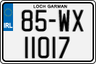 License plate of Ireland, Regular plates