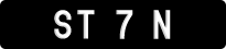 License plate of Malaysia, AB(C) 1(234) D