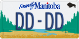 Manitoba, Vanity Plates