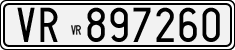 License plate of Italy, Cars (1927 year series)