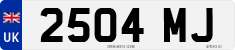 License plate of the United Kingdom, 1932 year system