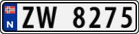 License plate of Norway, Trailers, motorcycles, special vehicles