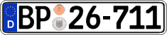 German license plate, Authorities and federal agencies