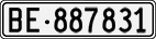 License plate of Switzerland, Cars