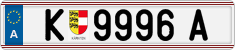 License plate of Austria, Regular plates