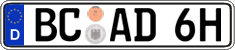 German license plate, Plates for oldtimers (type 