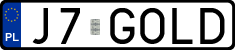 License plates of Poland, Vanity Plates