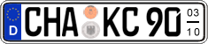 German license plate, Seasonal plates