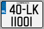 License plate of Ireland, Regular plates
