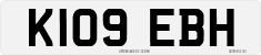 License plate of the United Kingdom, 1983 year system