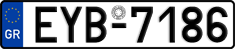License plate of Greece, Cars