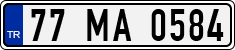 License plate of Turkey, Regular plates