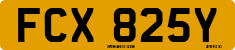 License plate of the United Kingdom, 1963 year system