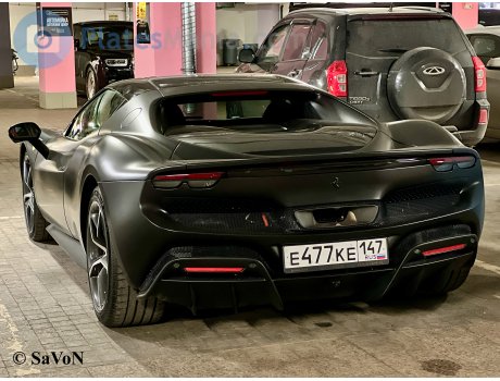 е477ке147, Ferrari 296