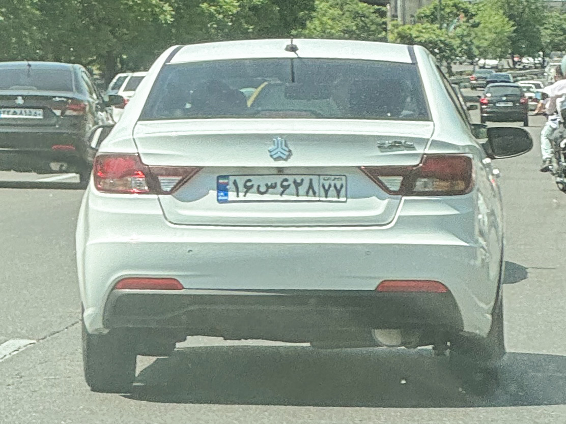 ۱۶س۶۲۸ ۷۷, SAIPA Shahin 1st gen (SP100), 2020–