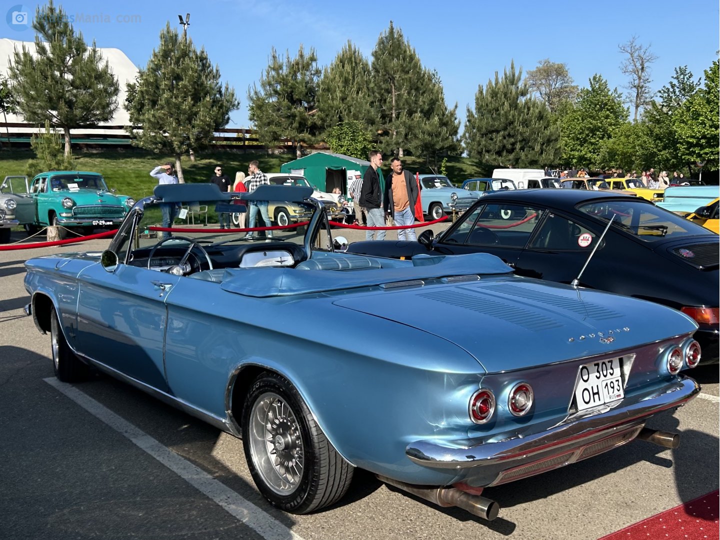 о 303 он 193, Chevrolet Corvair 1st gen 2-door Convertible (67; Z-body), 1961–1964