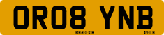 License plate of the United Kingdom, 2001 year system