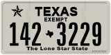 Texas, Exempt (123-4567)