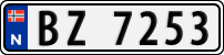 License plate of Norway, Trailers, motorcycles, special vehicles