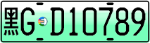 License plate of China, Electric vehicles