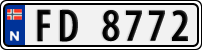 License plate of Norway, Trailers, motorcycles, special vehicles