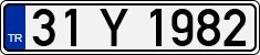 License plate of Turkey, Regular plates
