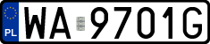 License plates of Poland, Regular car plates
