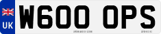 License plate of the United Kingdom, 1983 year system