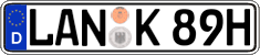 German license plate, Plates for oldtimers (type 
