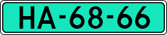 License plate of the Netherlands, Dealer (Regular)