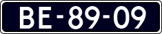 License plate of the Netherlands, Imported oldtimers (commercial vehicles)