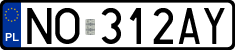 License plates of Poland, Regular car plates