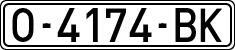 License plates of Spain, 1971 year series