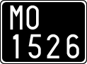 License plate of Italy, Cars (1927 year series)