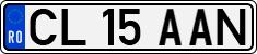 License plate of Romania, Regular plates