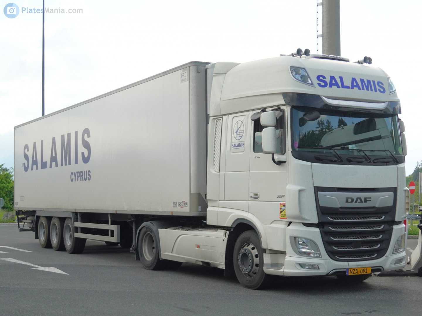 NZA 091, DAF XF 4th gen, facelift, 2017–