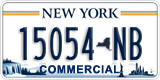 New York, Specialty plates (12345-AB)