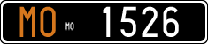 License plate of Italy, Cars (1927 year series)