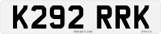 License plate of the United Kingdom, 1983 year system