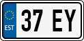License plate of Estonia, Motorcycles