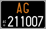License plate of Italy, Cars (1927 year series)