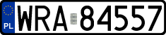 License plates of Poland, Regular car plates